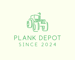 Agri Farm Tractor  logo design