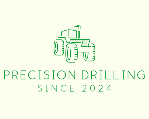 Agri Farm Tractor  logo design