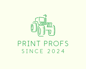 Agri Farm Tractor  logo design