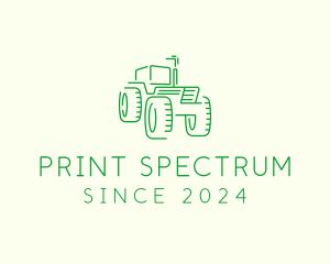 Agri Farm Tractor  logo design