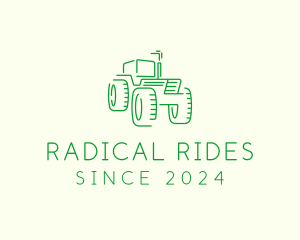 Agri Farm Tractor  logo design