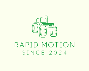 Agri Farm Tractor  logo design