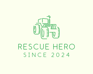 Agri Farm Tractor  logo design