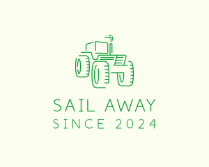 Agri Farm Tractor  logo design