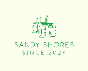 Agri Farm Tractor  logo design