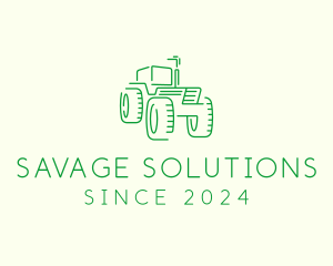 Agri Farm Tractor  logo design