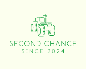 Agri Farm Tractor  logo design