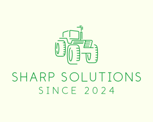 Agri Farm Tractor  logo design