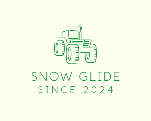 Agri Farm Tractor  logo design