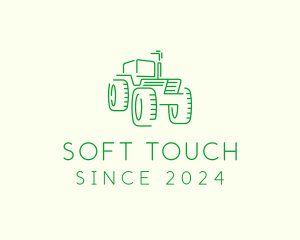 Agri Farm Tractor  logo design