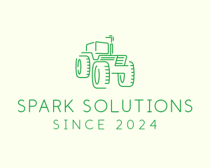 Agri Farm Tractor  logo design