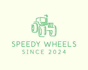 Agri Farm Tractor  logo design