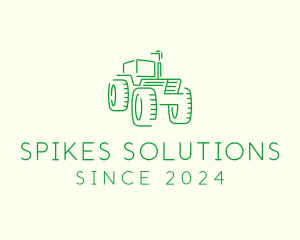 Agri Farm Tractor  logo design