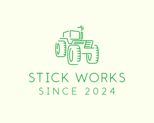 Agri Farm Tractor  logo design