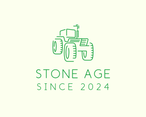 Agri Farm Tractor  logo design