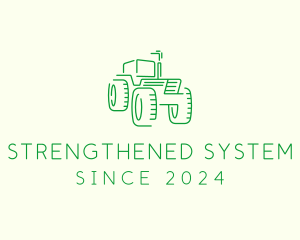 Agri Farm Tractor  logo design