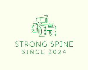 Agri Farm Tractor  logo design