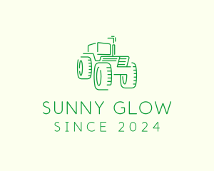 Agri Farm Tractor  logo design