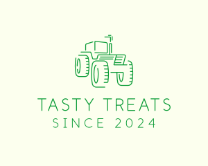 Agri Farm Tractor  logo design