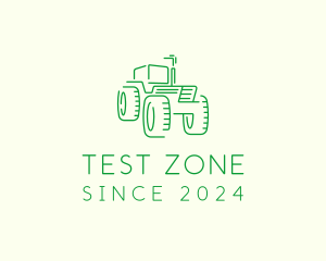 Agri Farm Tractor  logo design