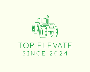 Agri Farm Tractor  logo design