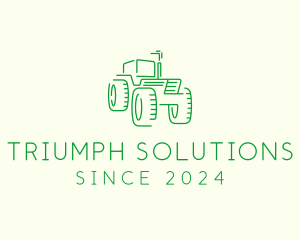 Agri Farm Tractor  logo design