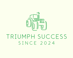 Agri Farm Tractor  logo design