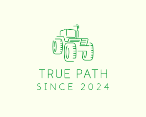 Agri Farm Tractor  logo design