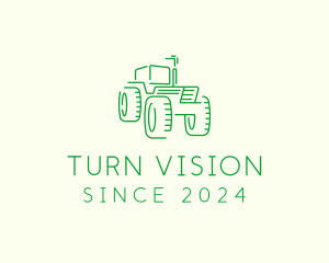 Agri Farm Tractor  logo design