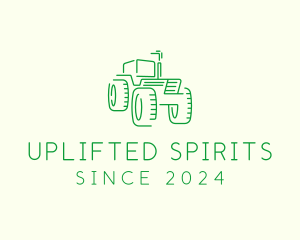 Agri Farm Tractor  logo design