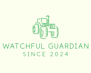 Agri Farm Tractor  logo design