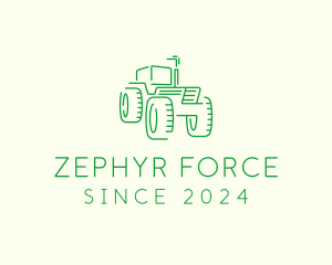 Agri Farm Tractor  logo design