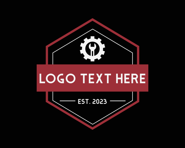 Cogwheel logo example 1