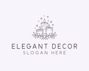 Sparkling Scented Candles logo design