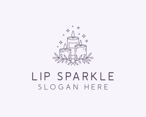 Sparkling Scented Candles logo design