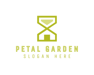 Hourglass Home Landscaping logo design