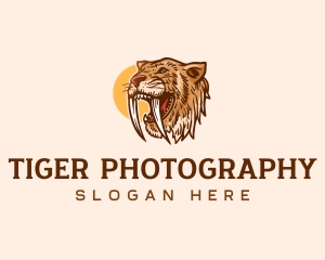 Prehistoric Tiger Wildlife logo