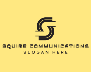 Cyber Technology Letter S logo design