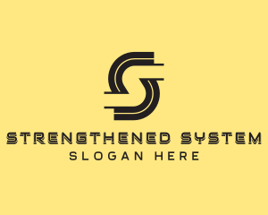 Cyber Technology Letter S logo design