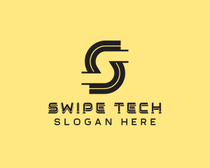 Cyber Technology Letter S logo design