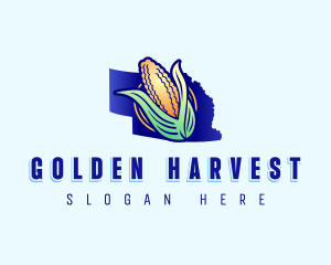 Nebraska Corn Agriculture logo design