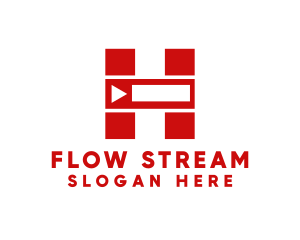  Video Streaming Letter H logo