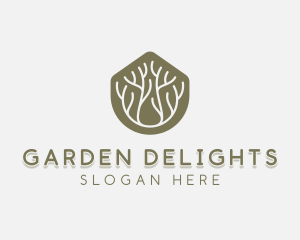 Botanical Tree Gardening logo design