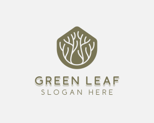 Botanical Tree Gardening logo design