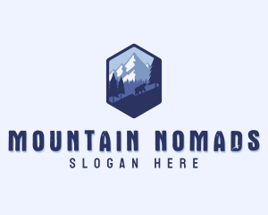 Outdoor Mountain Bear logo design