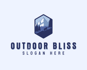 Outdoor Mountain Bear logo design