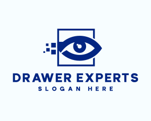 Digital Software Eye logo design