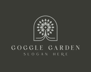 Eco Flower Tree logo design