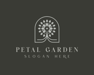 Eco Flower Tree logo design