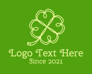 Irish Heart Clover Leaf  logo